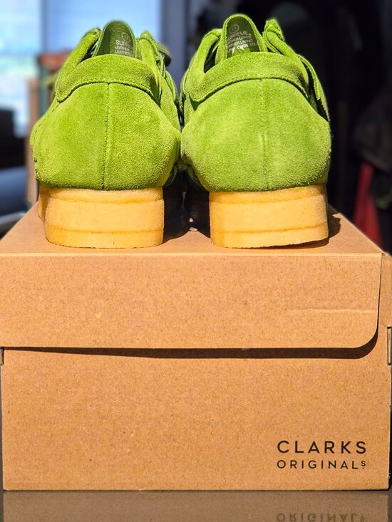 Supreme Clarks Originals Woven Wallabee Green Suede 26160848 Men Size 11 DS NIB main image 7